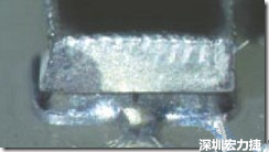 不沾錫，空焊不沾錫